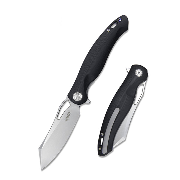 Drake Liner Lock Folding Knife Black G10 Handle 3.74'' Sandblast 14C28N KB239E