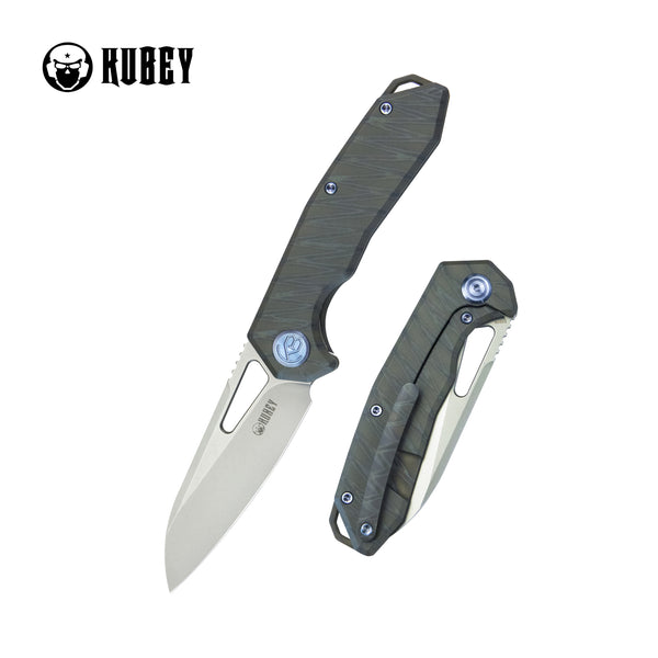 Vagrant Frame Lock Folding Pocket Knife Flame 6AL4V Titanium