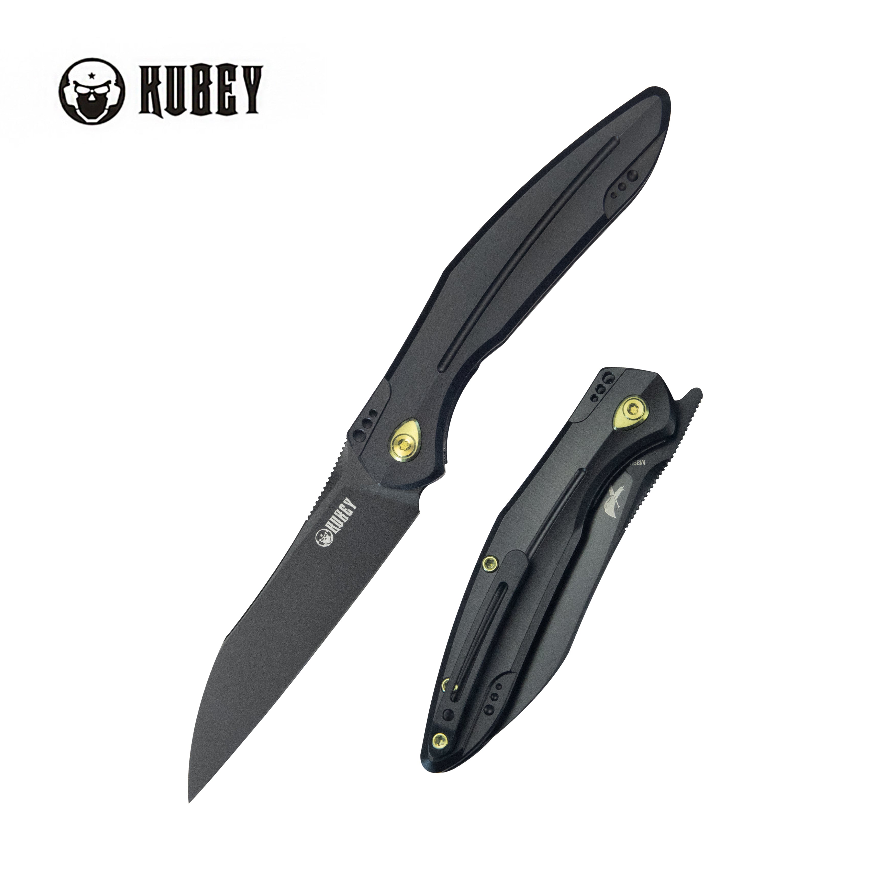 hok　バラクーダ Kubey Barracuda Liner Lock Front Flipper Folding Knife