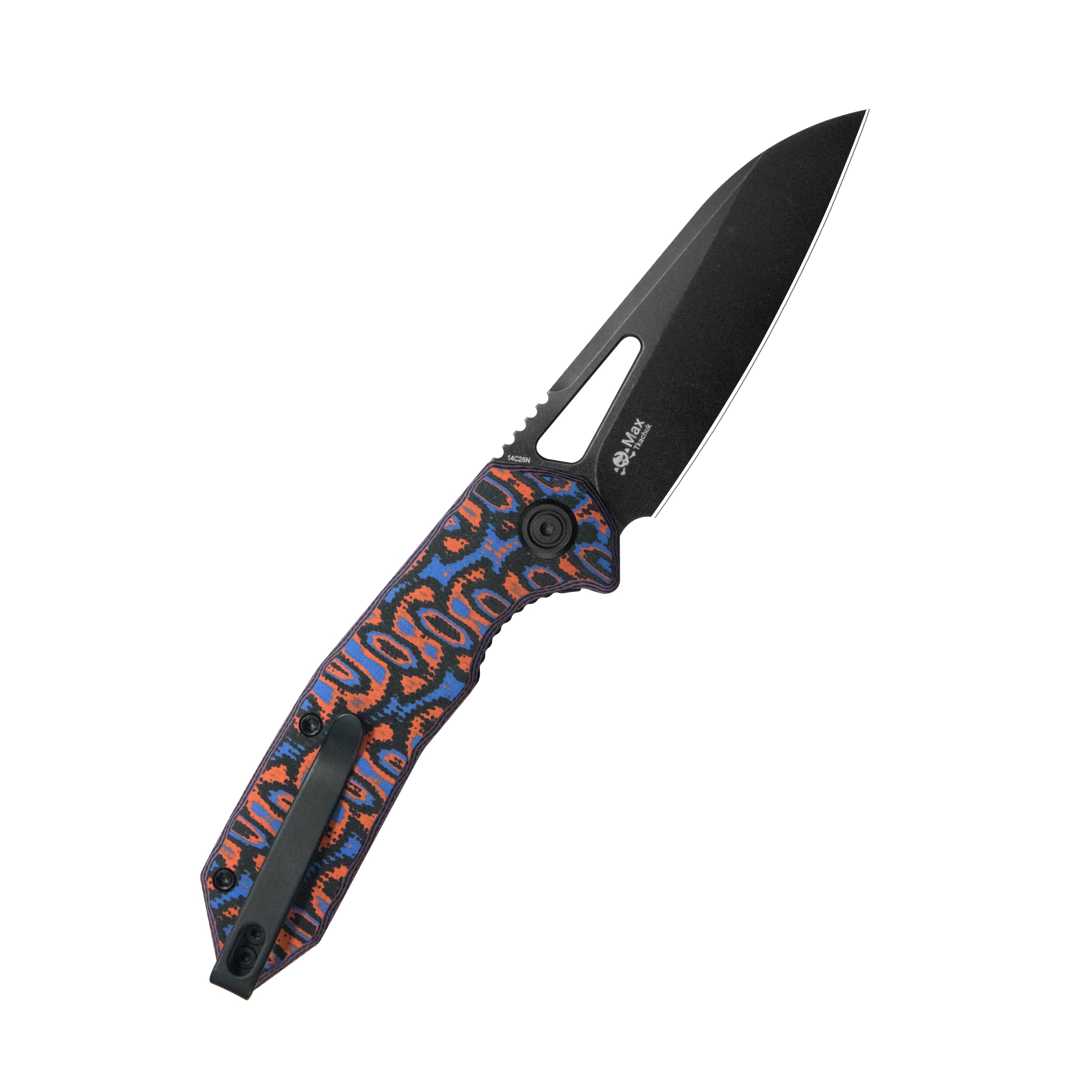 Vagrant Linerlock Black Nebula Micarta KU291-1B
