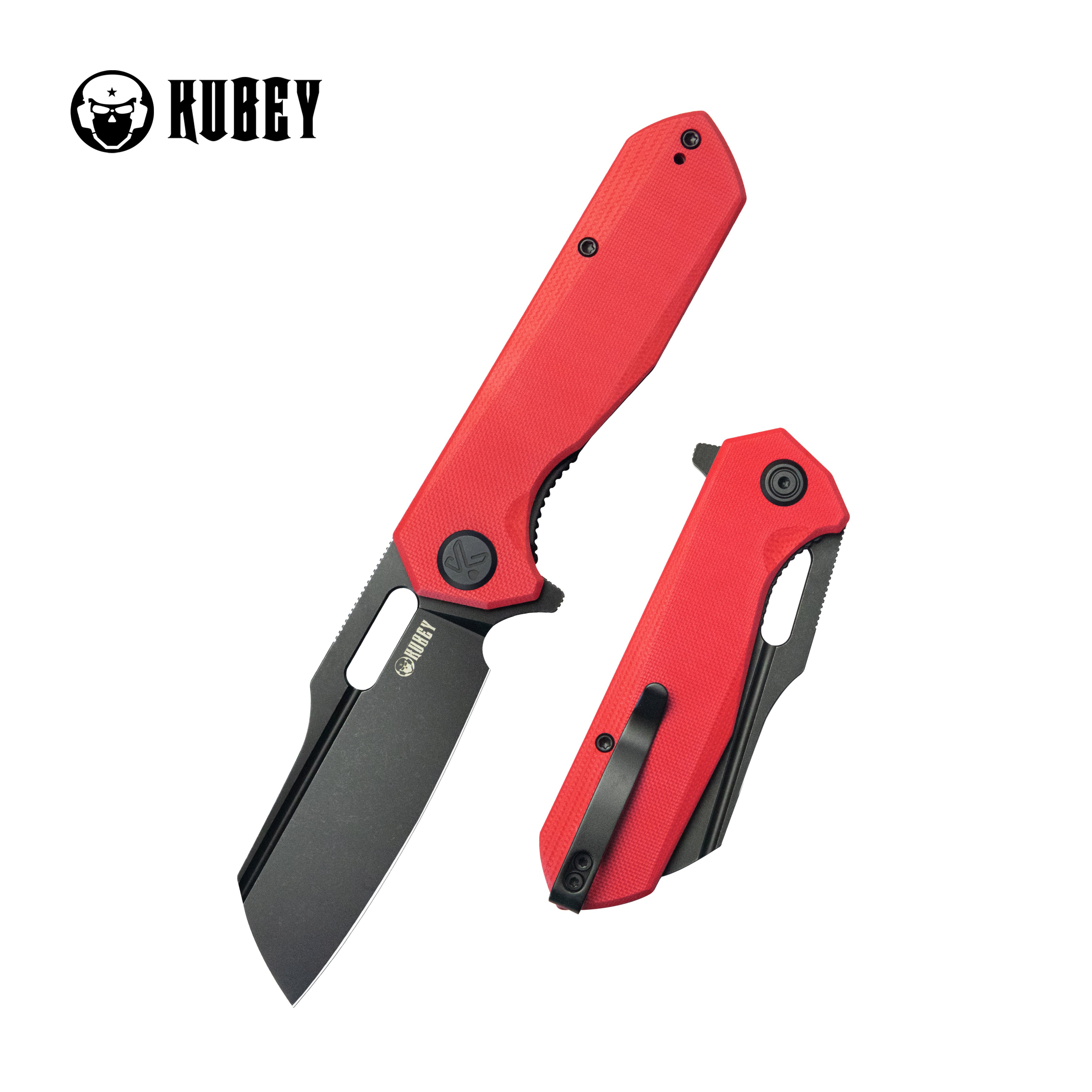 Atlas Linerlock Black Red KU328F