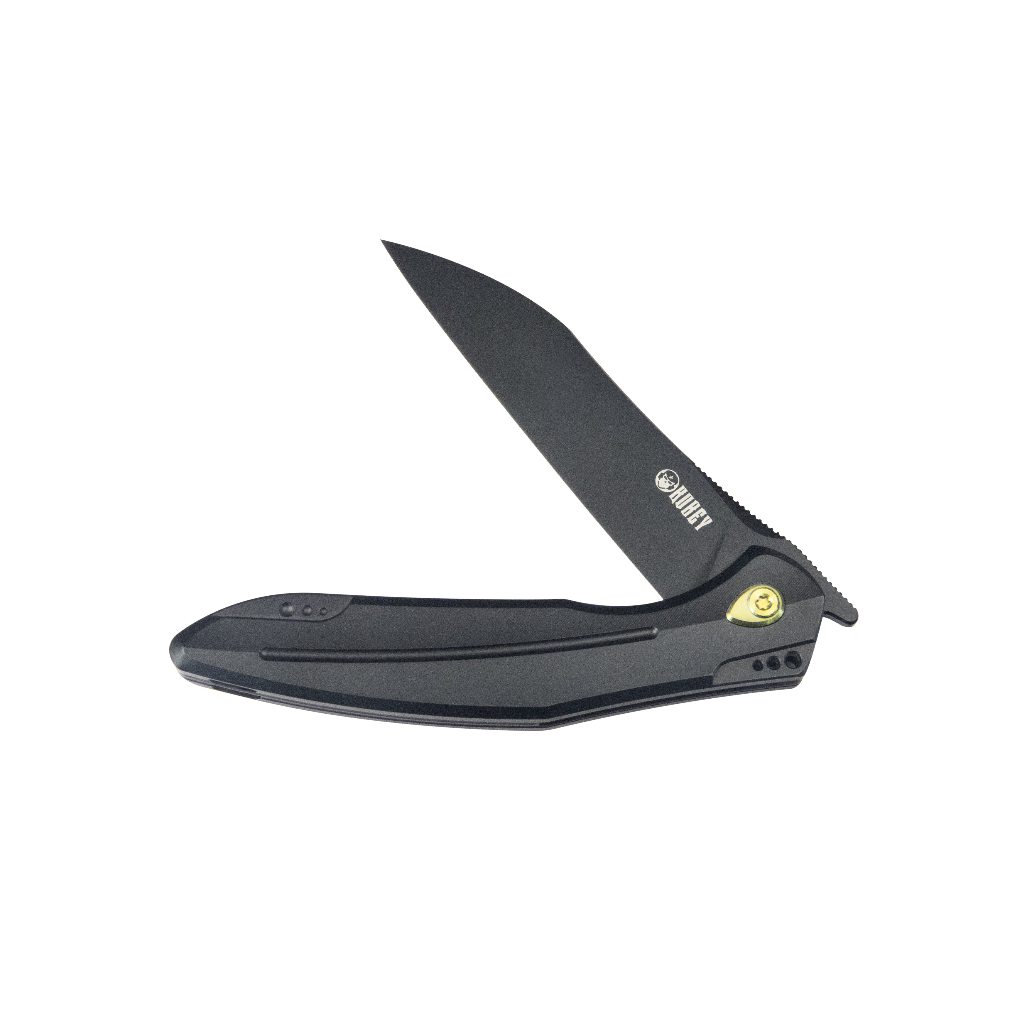 hok　バラクーダ Kubey Barracuda Liner Lock Front Flipper Folding Knife