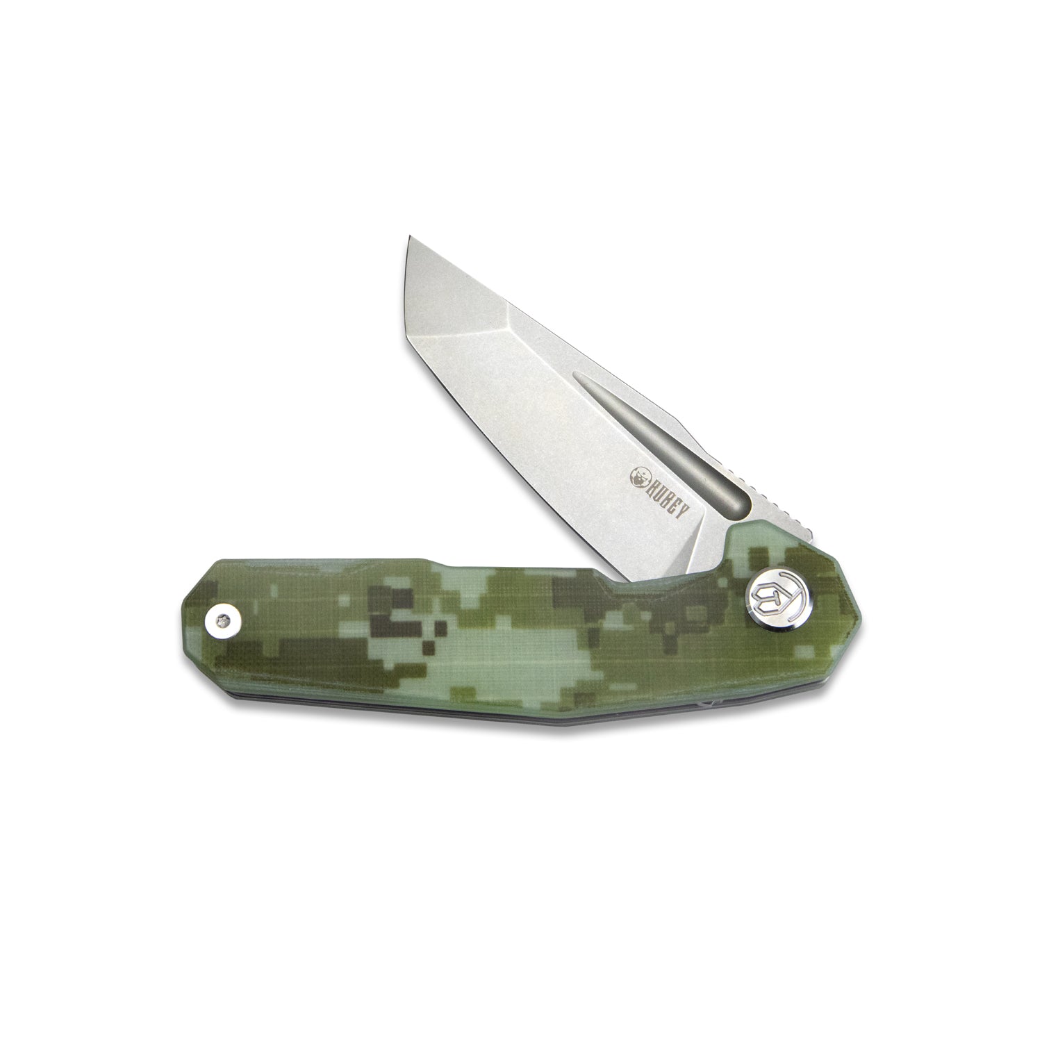 Kubey Carve Liner Lock Tactical Folding Knife Camo G10 Handle 3.27''AU