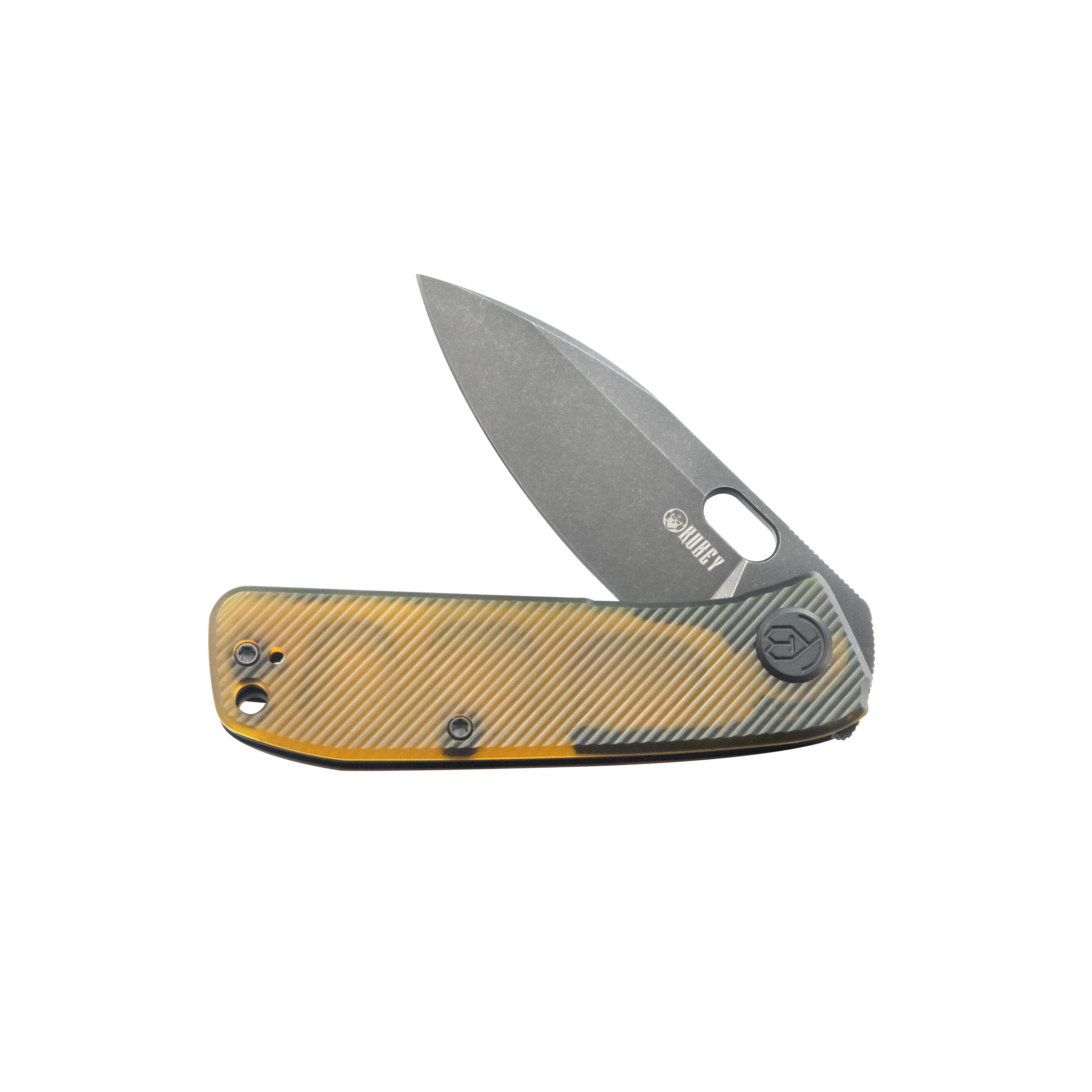 ku__uu20 Kubey Hyde Liner Lock EDC Pocket Knife Ultem Handle 2.95