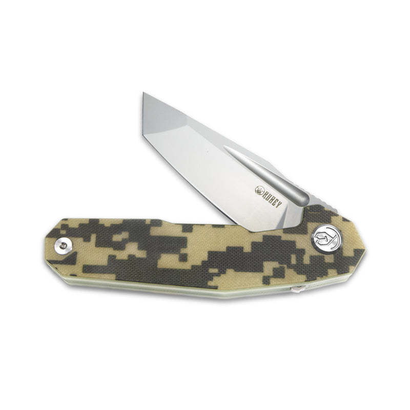 Carve Nest Liner Lock Tactical Folding Knife Camo G10 Handle 3.27'' Sandblast S30V KB237E