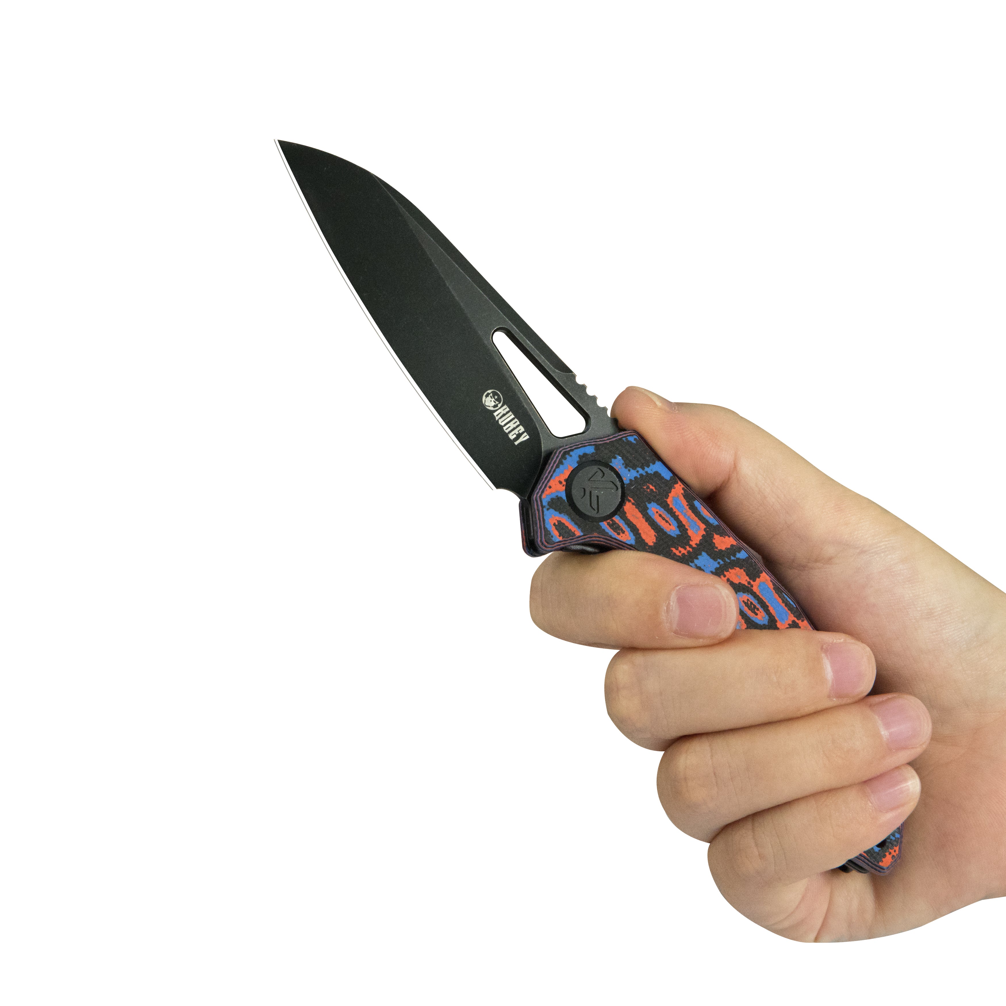 Vagrant Linerlock Black Nebula Micarta KU291-1B