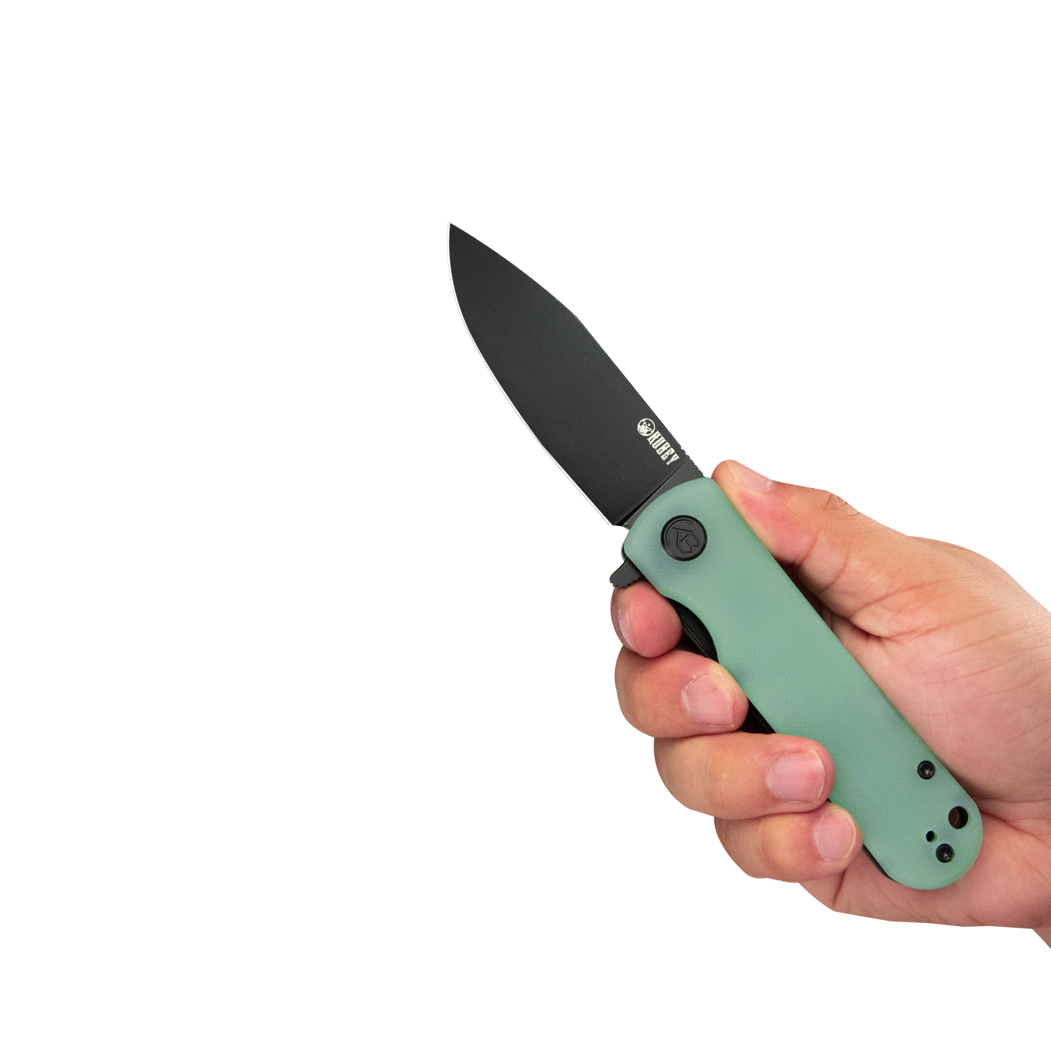 NEO Outdoor Folding Pocket Knife Jade G10 Handle 3.43