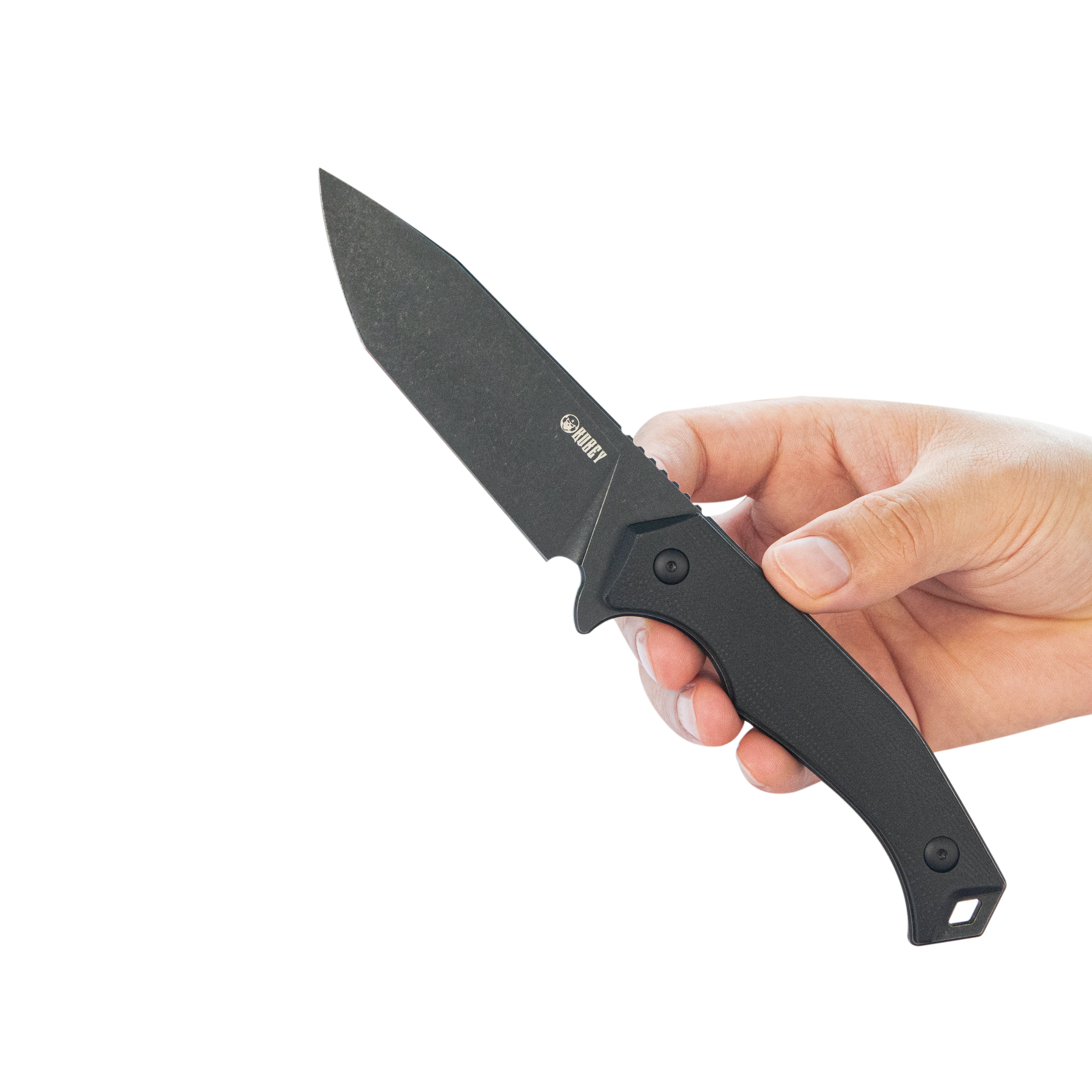 Swordfish Outdoor Fixed Blade Knife Black G10 Handle 4.1
