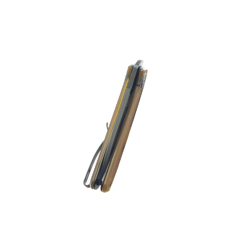 Hyde Liner Lock EDC Pocket Knife Ultem Handle 2.95" Blackwash 14C28N KU2104J