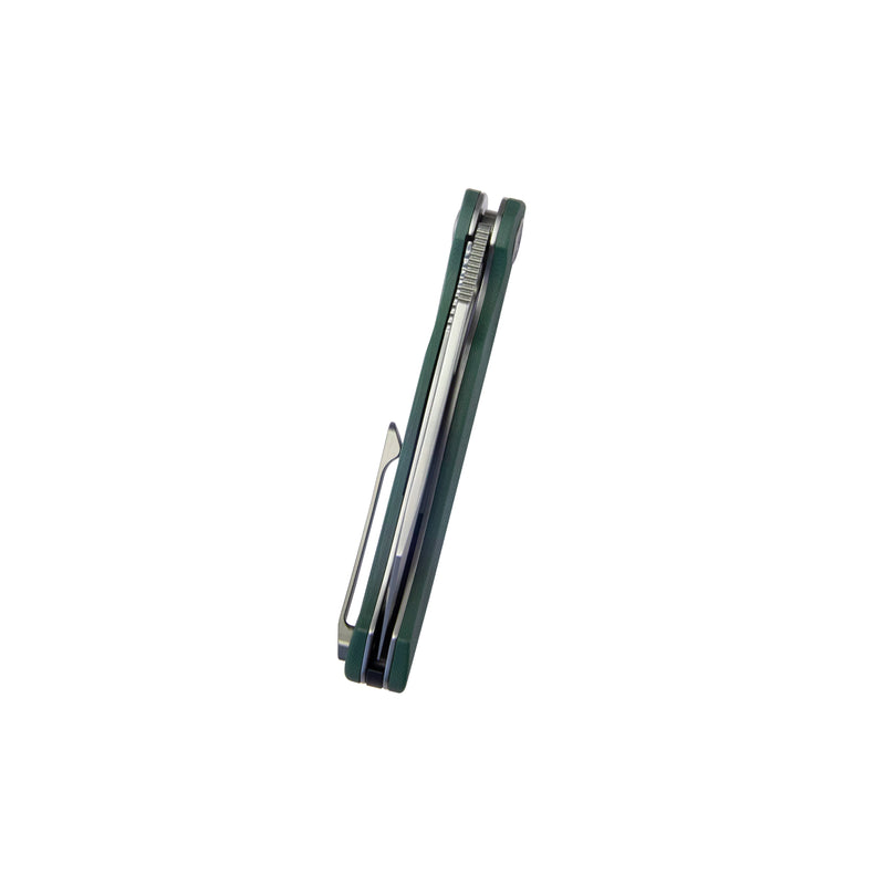 Drake Liner Lock Folding Knife Green G10 Handle 3.74'' Beadblasted AUS-10 KU239K