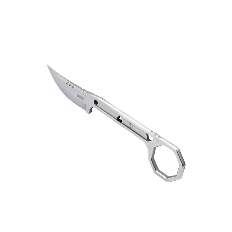 Hydra Design 12.7 Every Day Carry Fixed Blade Knife Skeletonized Handle 2.60" Bead Blaseted 14C28N KU362