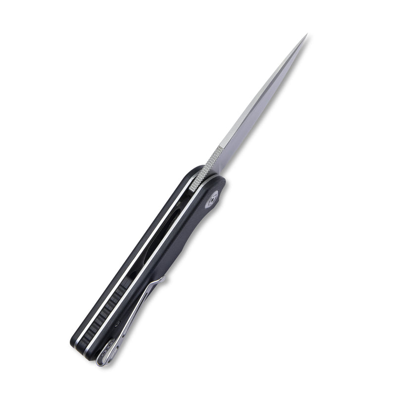 Wolverine Liner Lock Folding Knife Black G10 Handle 2.91" Sand Blasted D2 KU233A