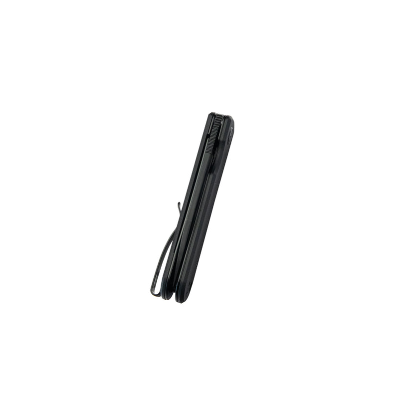 NEO Outdoor Folding Pocket Knife Black G10 Handle 3.43" Blackwash AUS-10 KU371B
