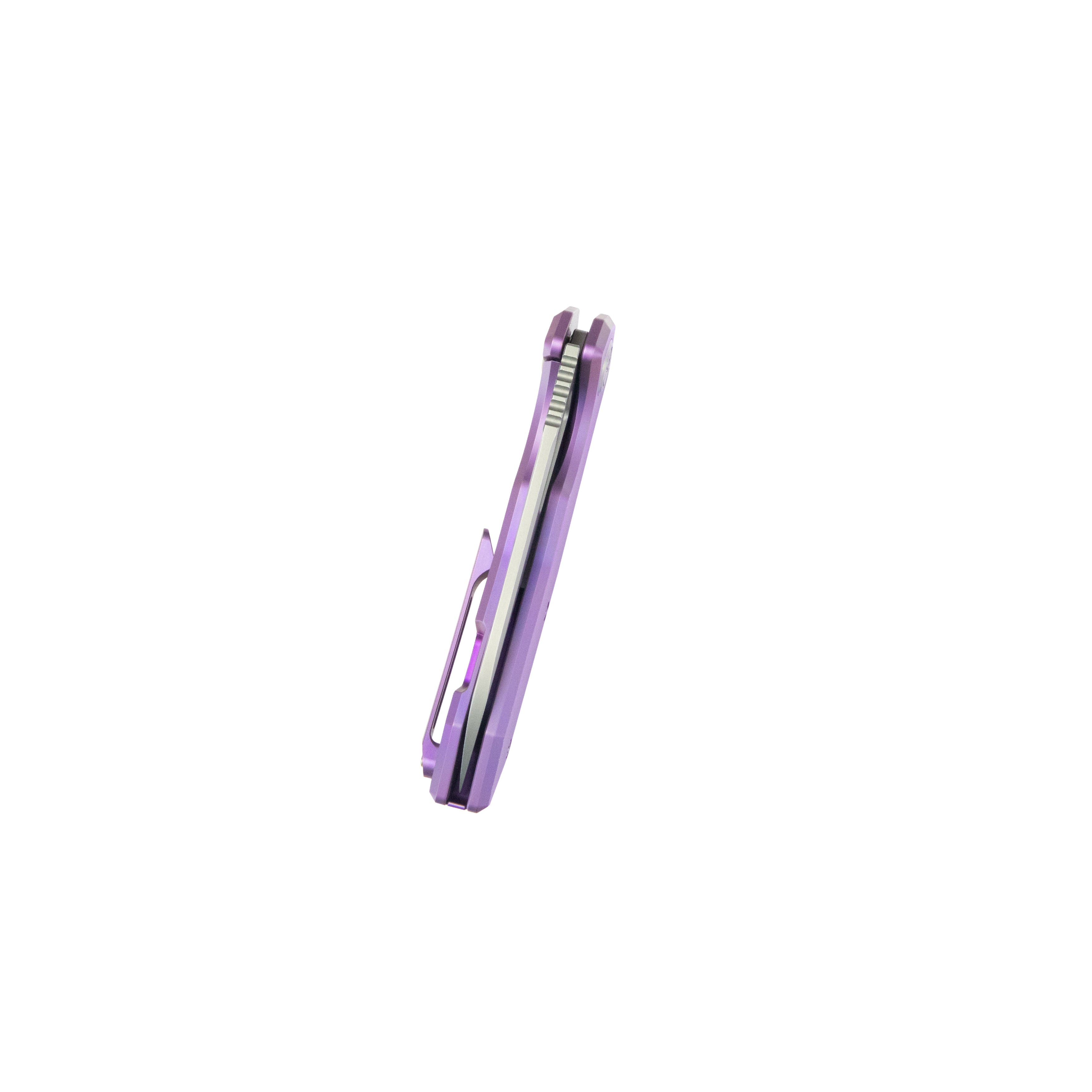 Vagrant Frame Lock Folding Pocket Knife Purple 6AL4V Titanium Handle 2.95" Bead Blasted CPM-S35VN KB284D