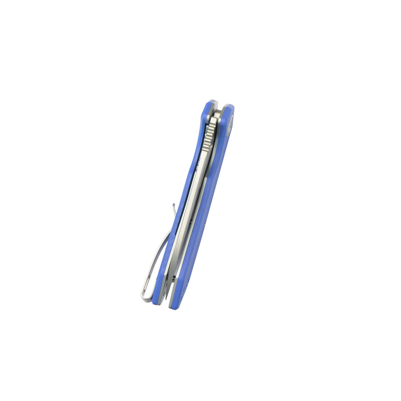 Vagrant Liner Lock Folding Knife Blue G10 Handle 3.1" Sandblast 14C28N KU291P