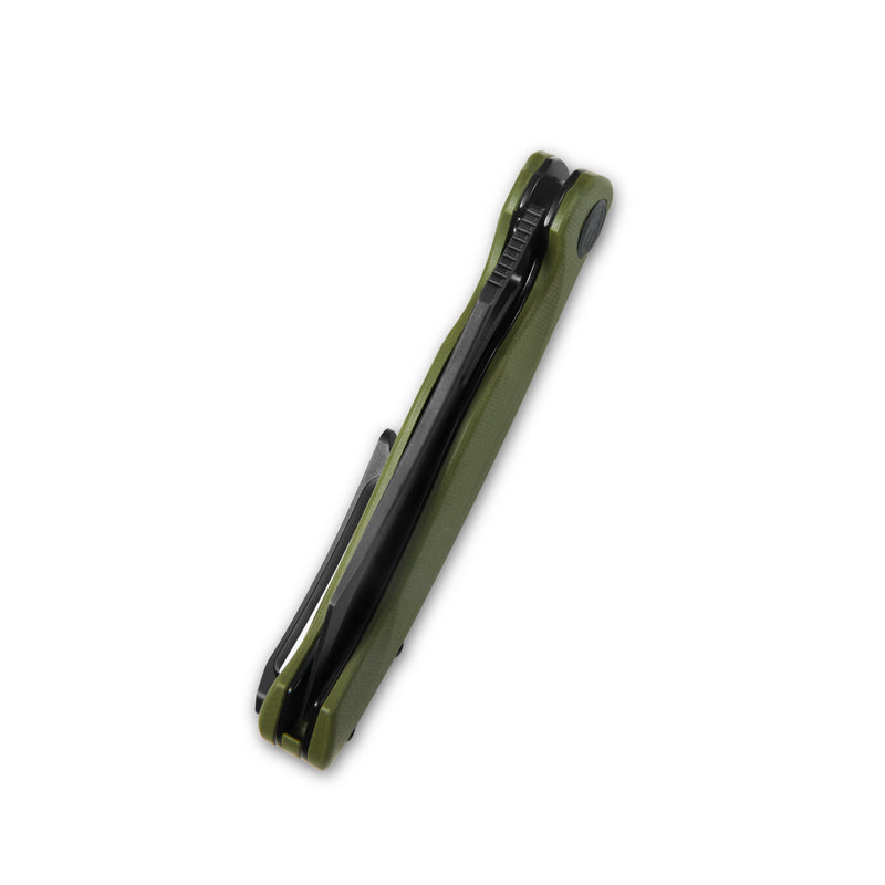 Drake Liner Lock Folding Knife Green G10 Handle 3.74'' Dark Stonewashed 14C28N KB239F