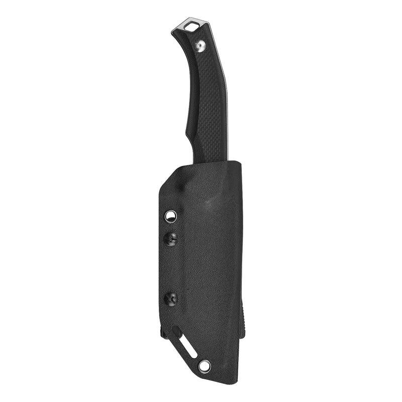 Swordfish Outdoor Gear Fixed Blade Knife Black G10 Handle 4.7" Stonewashed D2 KU184C