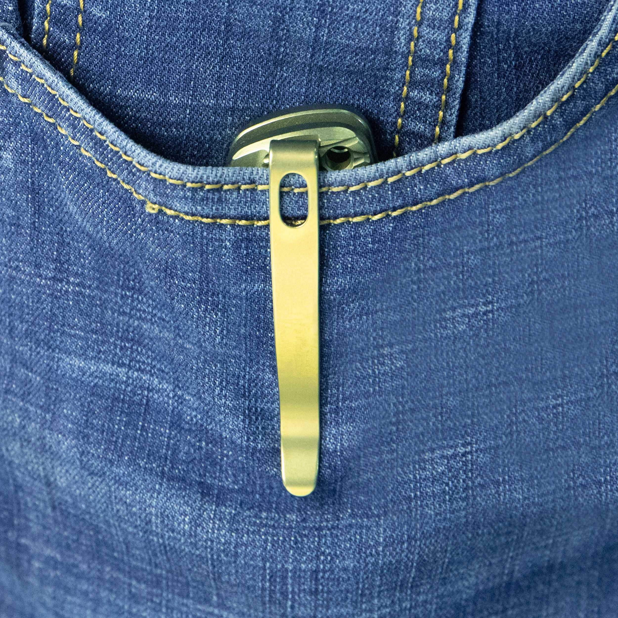 Kubey Tityus Frame Lock Flipper Folding Knife Gold Pattern Titanium Ha