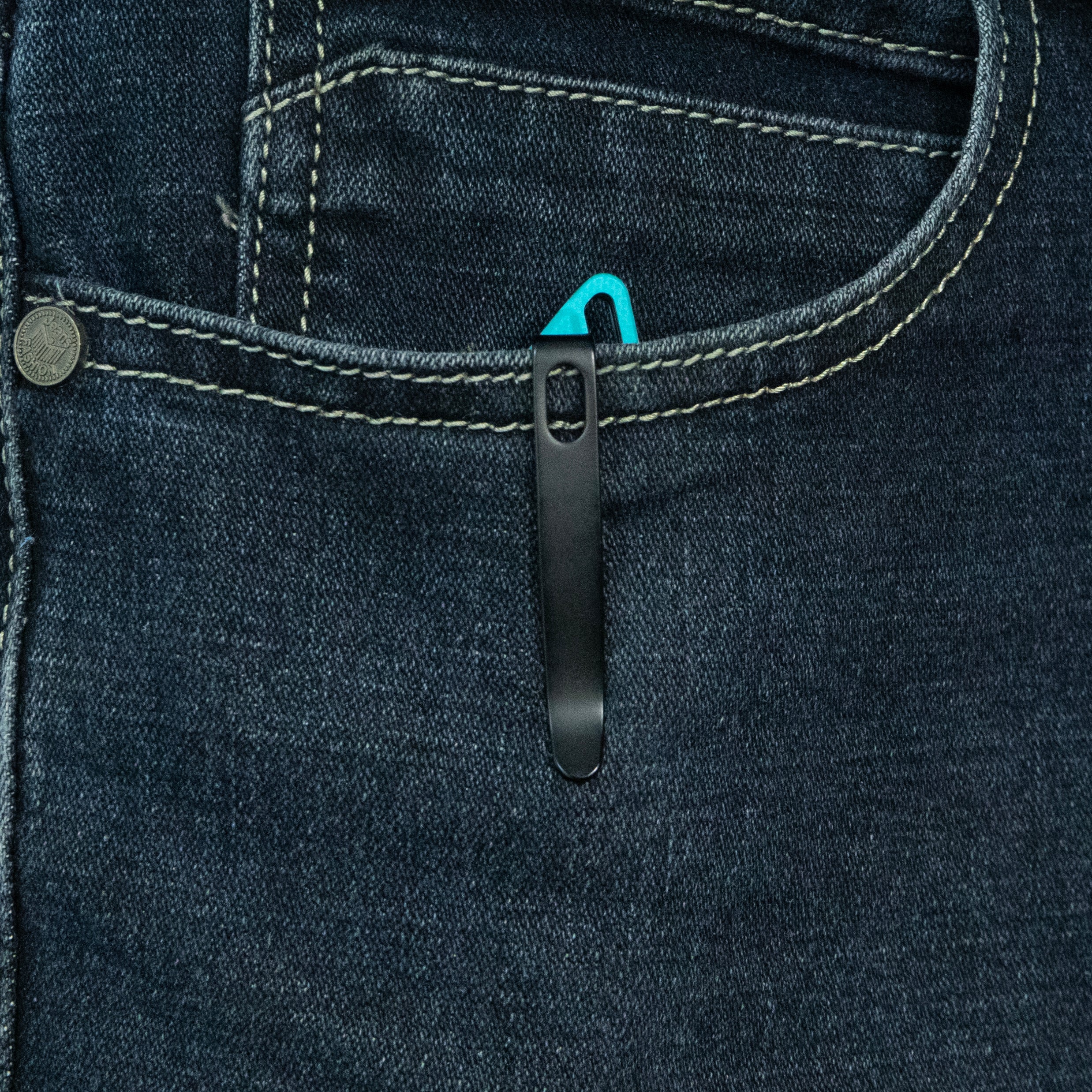 Leaf Linerlock Black Tiffany Blue KU333I