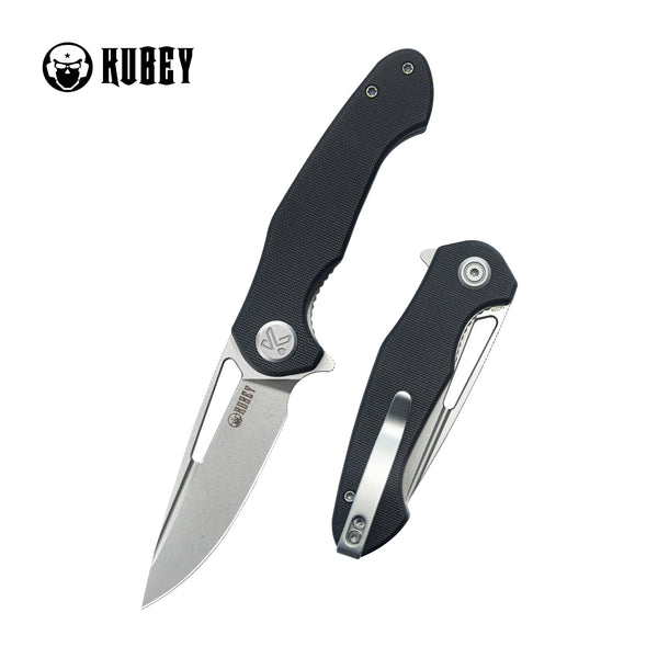 Dugu Liner Lock Folding Knife Black G10 Handle 2.91'' Beadblast 14C28N Blade KU210E