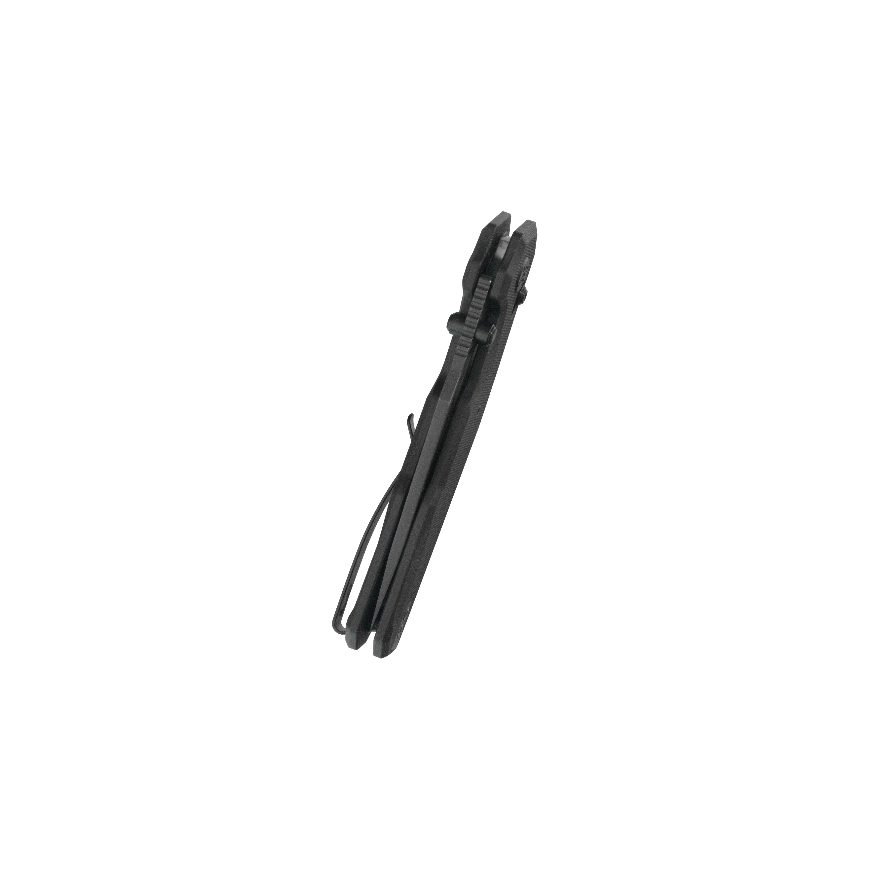 Kubey Carve Crossbar Lock Tactical Folding Knife Black G10 Handle 3.27'' Blackwash 14C28N Blade KU237E