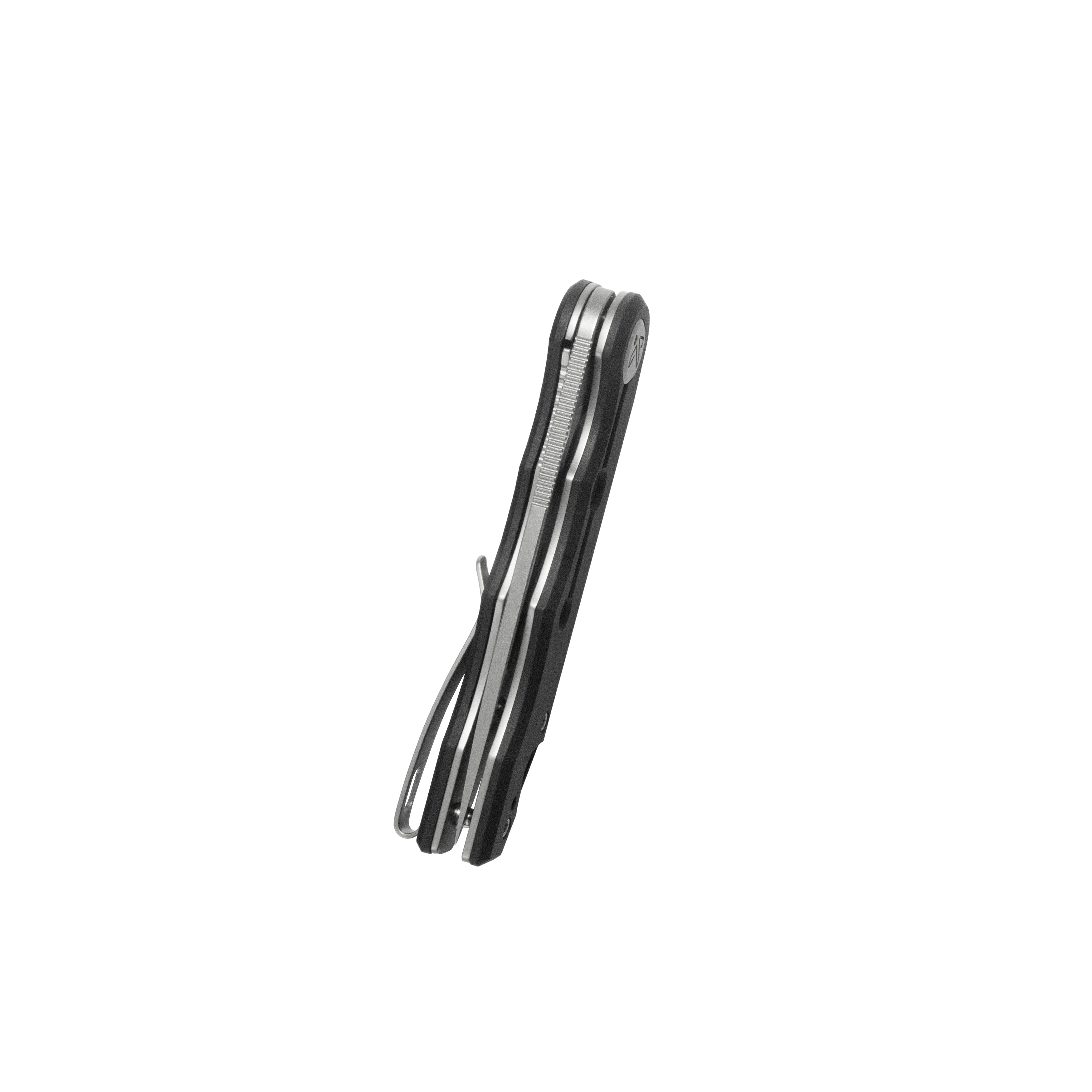 Mizo Liner Lock Flipper Folding Knife Black G10 Handle 3.15" Beadblast 14C28N KU312R