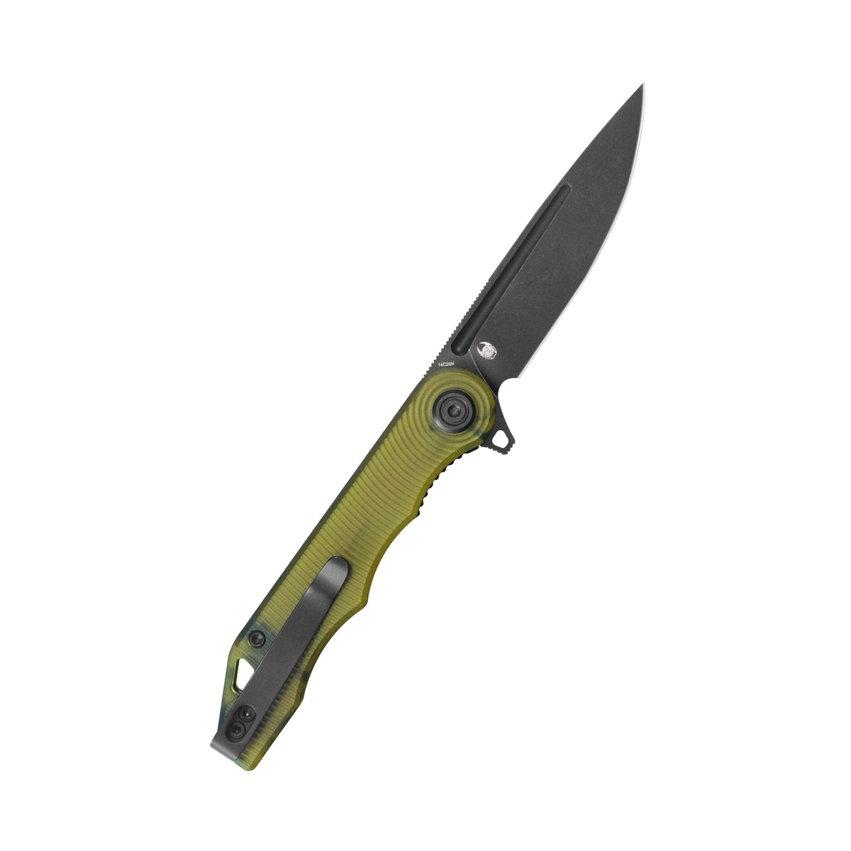 Mizo Flipper Linerlock Black Polycarbonate KU312Y