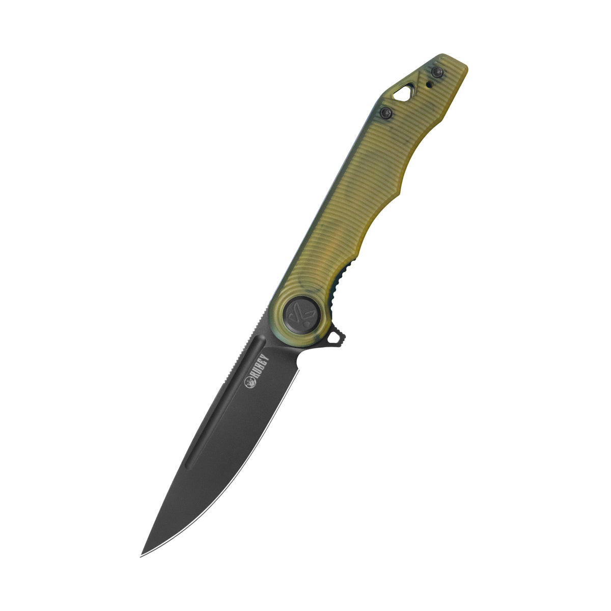 Mizo Flipper Linerlock Black Polycarbonate KU312Y