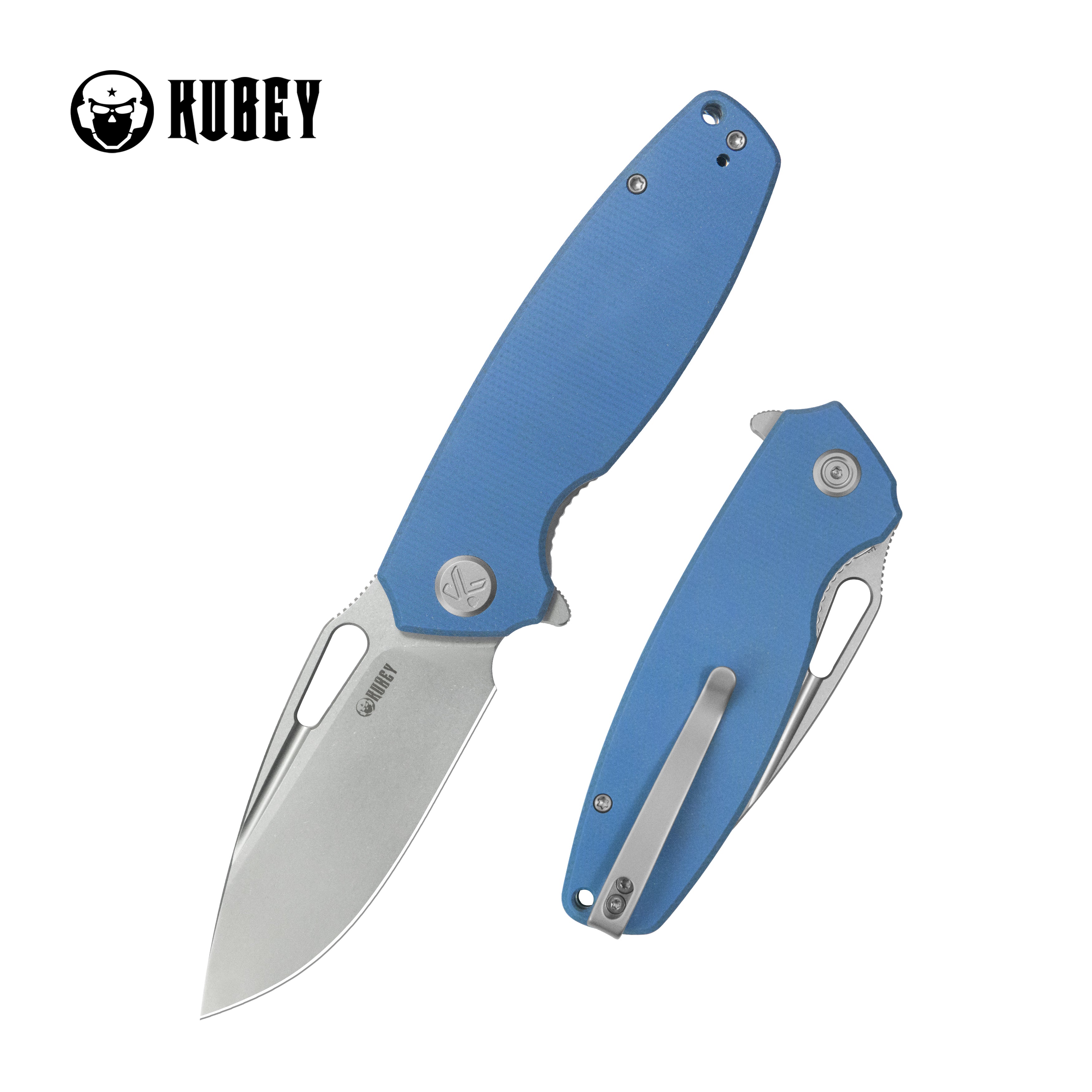 Tityus Linerlock Blue Micarta KU322-1A