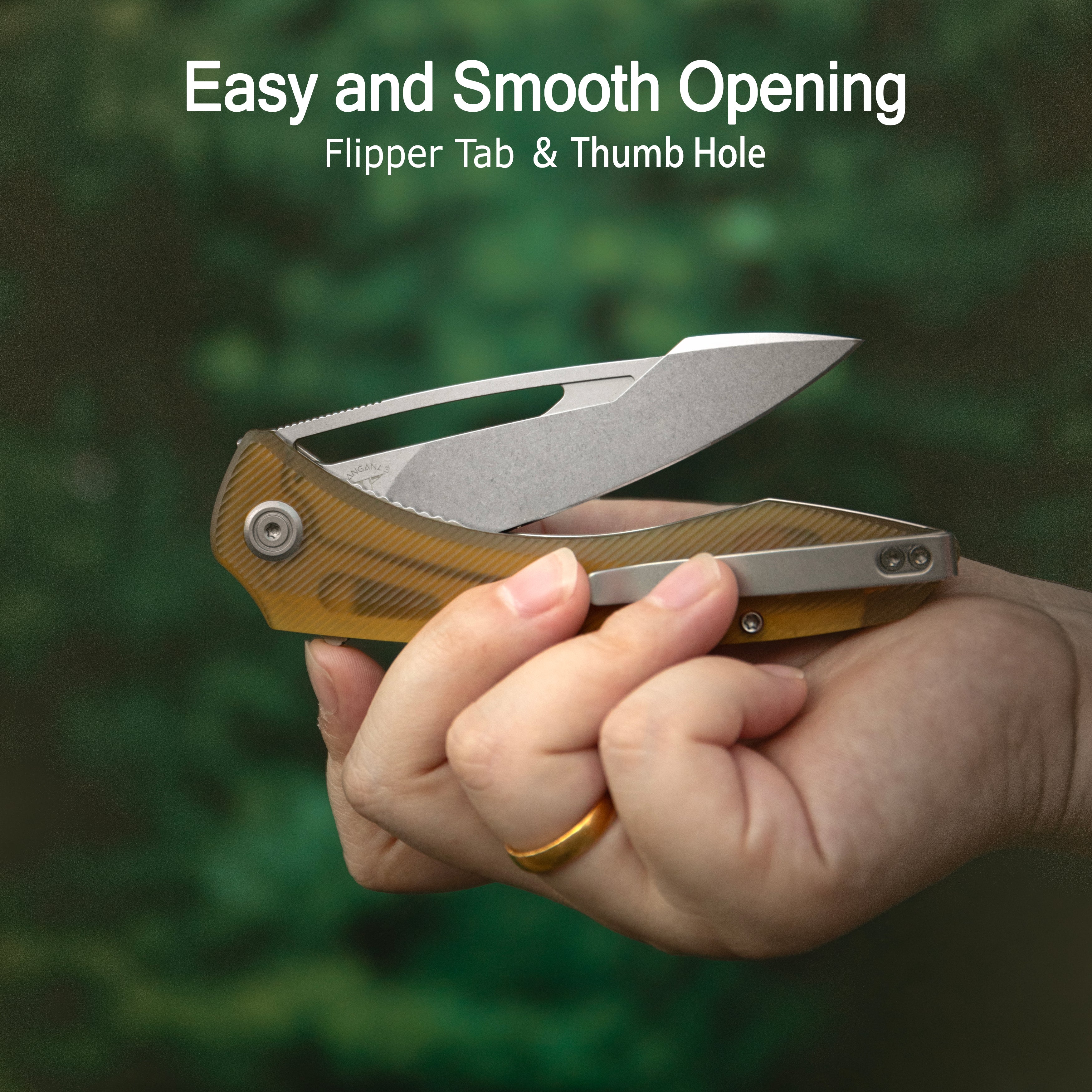 Merced Folding Knife 3.46" Beadblasted 14c28n Blade With Durable Black G10 Handle Reliable Tactical Pocket Knife KU345K