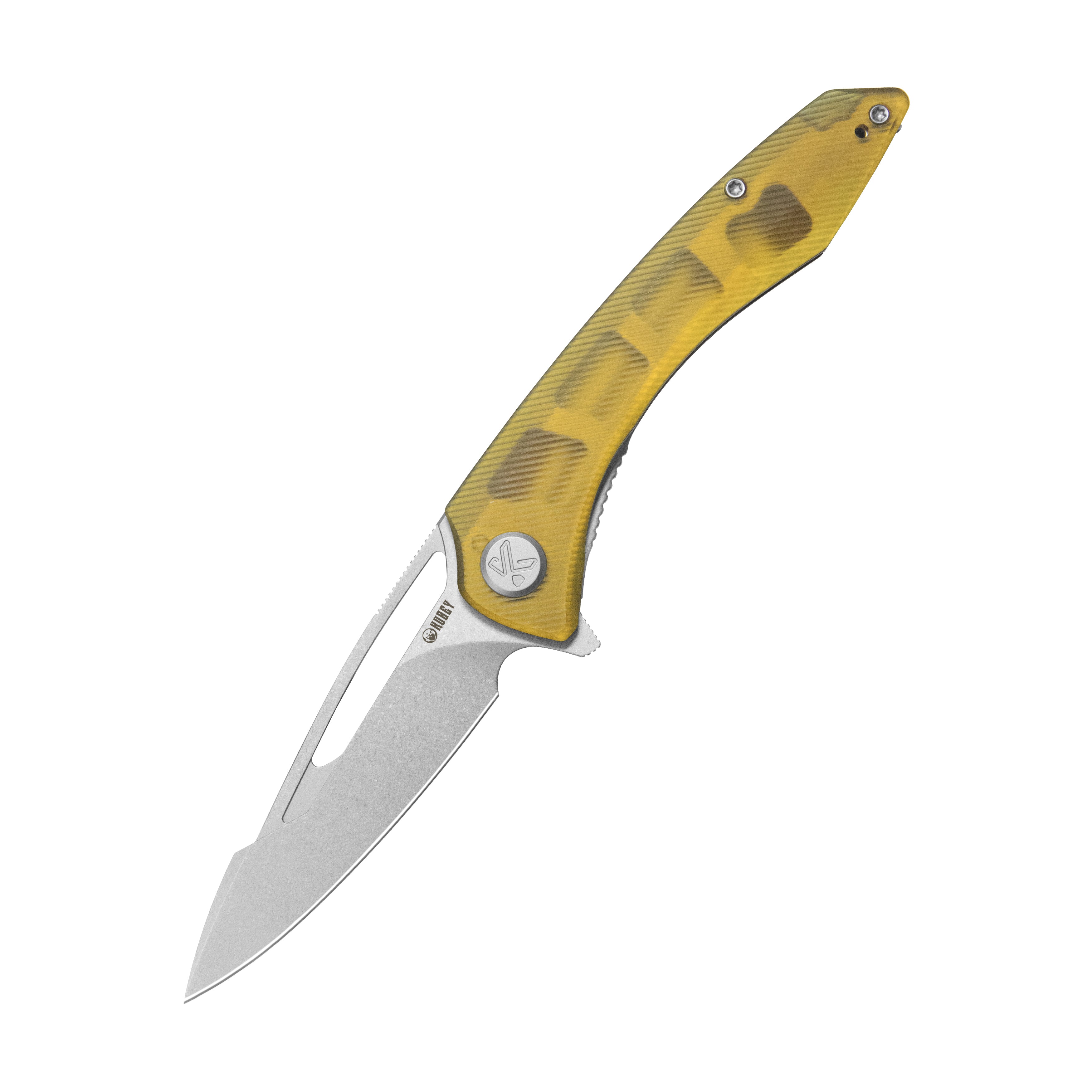 Merced Folding Knife 3.46" Beadblasted 14c28n Blade With Durable Ultem G10 Handle Reliable Tactical Pocket Knife KU345M
