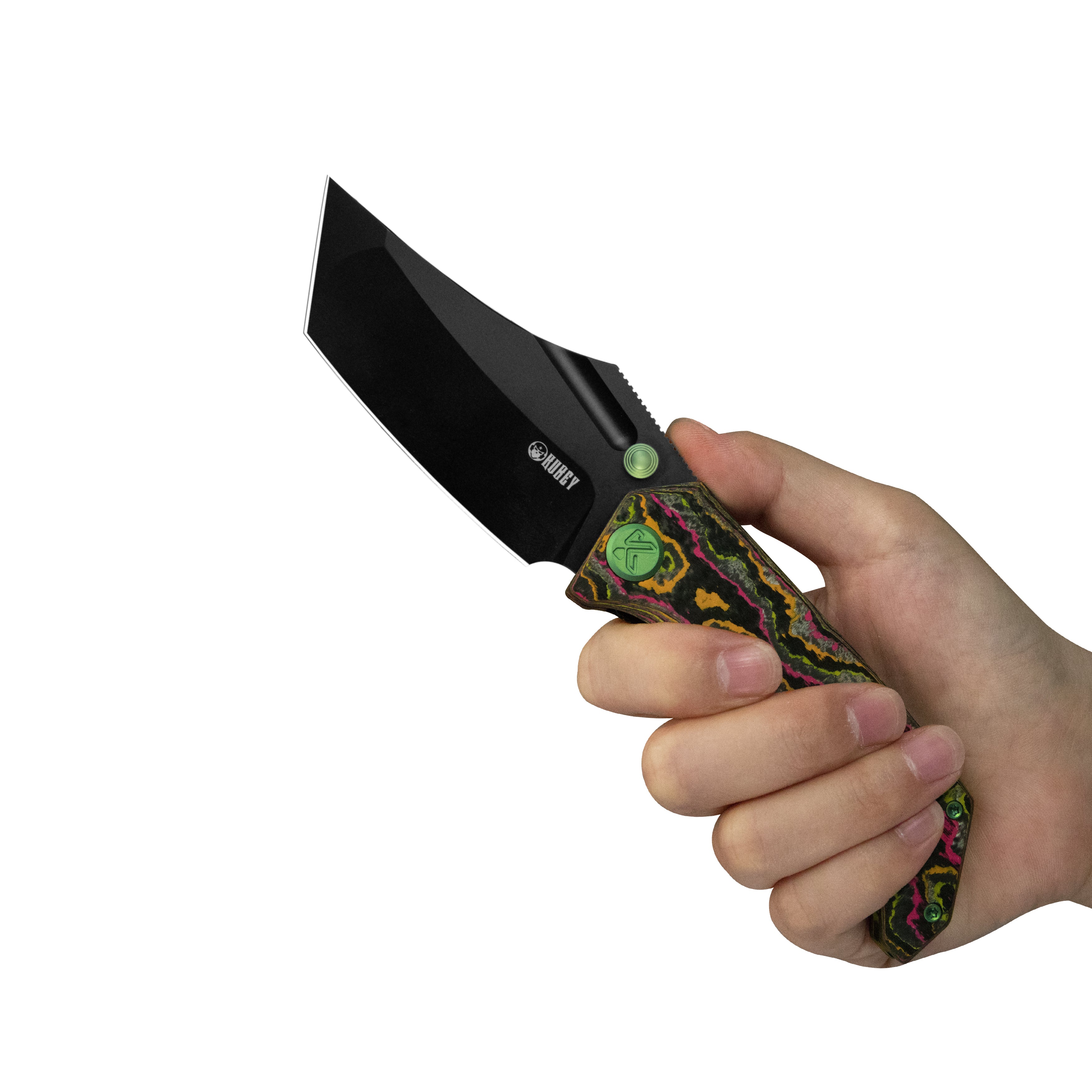 Hamster Suite 2A Outfitters Exclusive Linerlock Black PVD Flo Party Camo KU402N