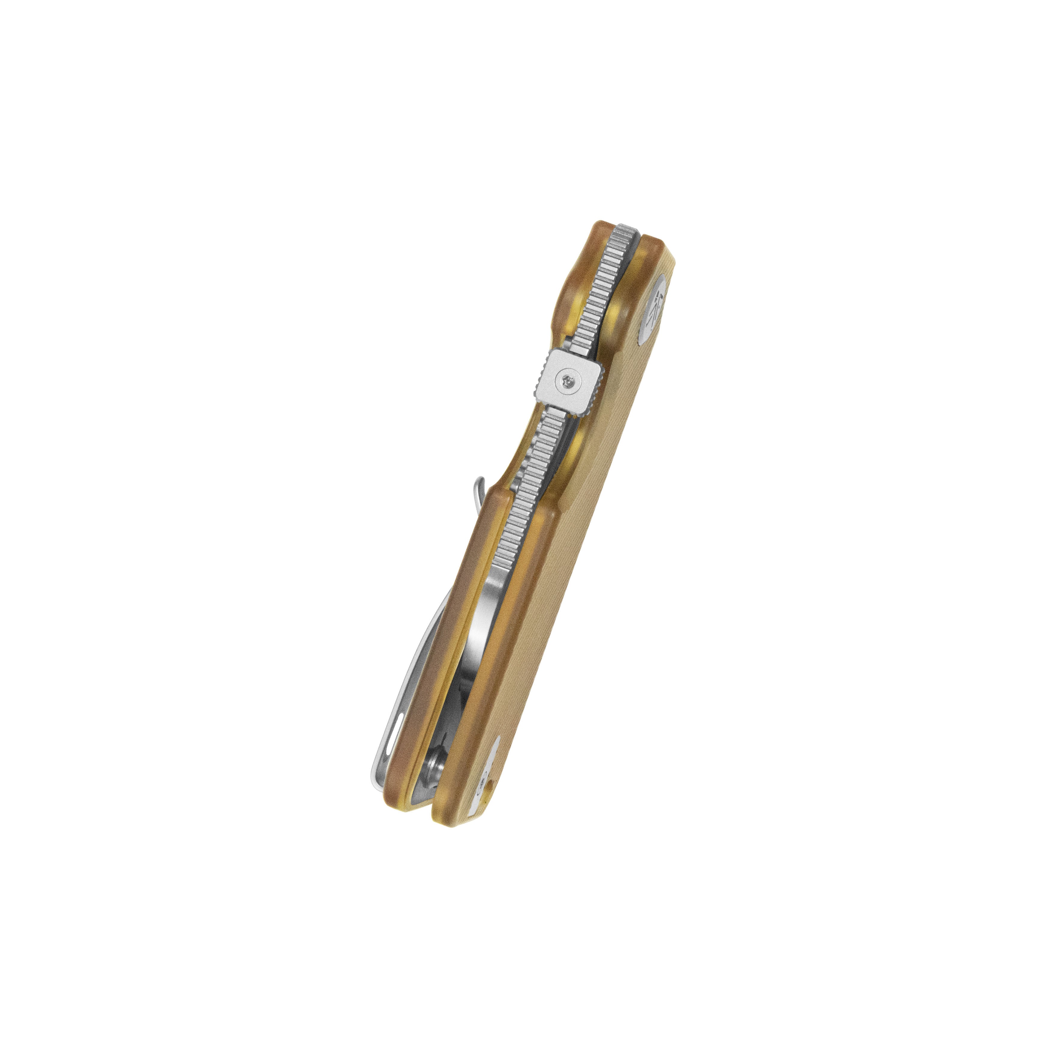 Boxer Liner Lock Flipper Folding Knife Ultem Handle 3.1" Satin 14C28N KU407C