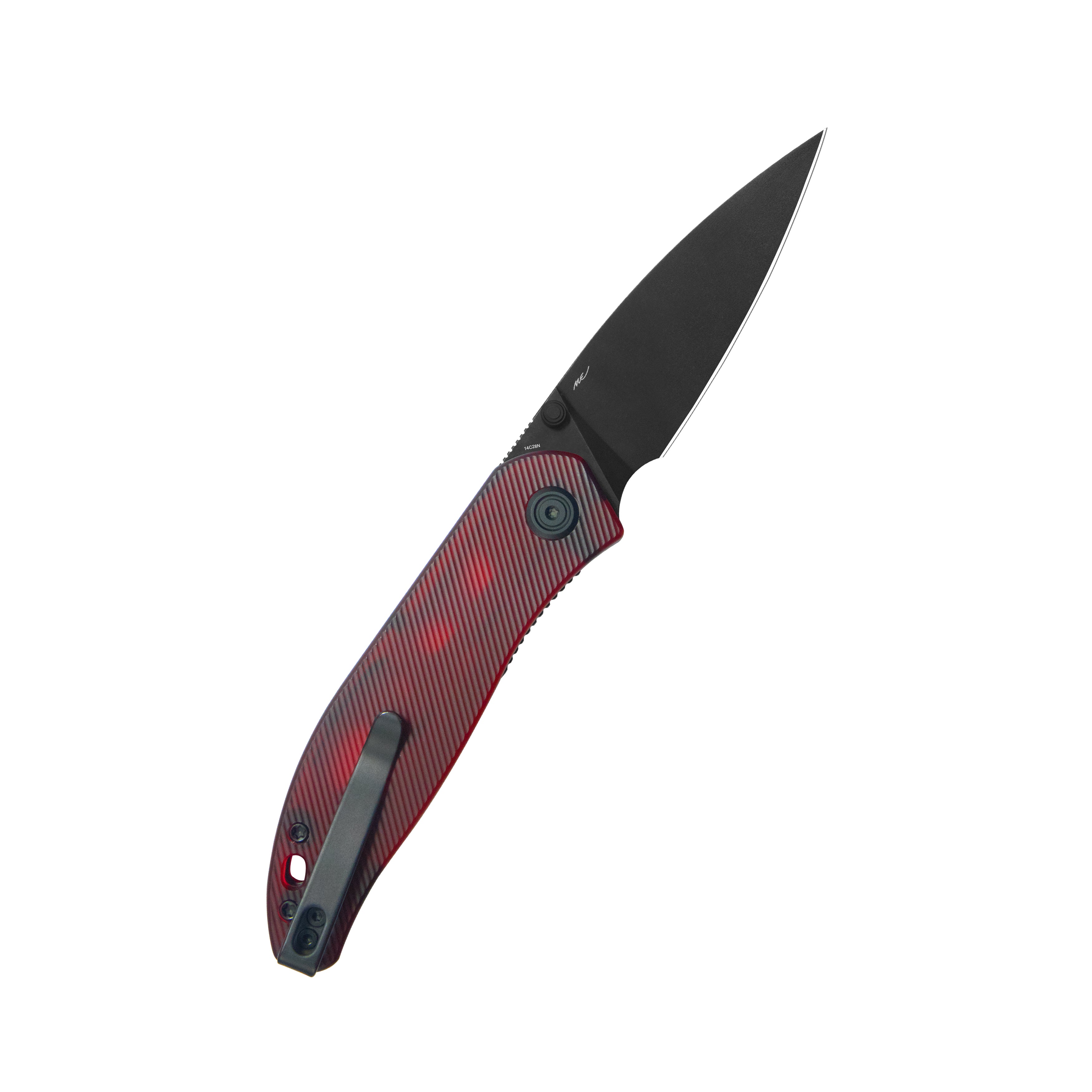 SNUG Linerlock Black Red Polycarbonate KU408E