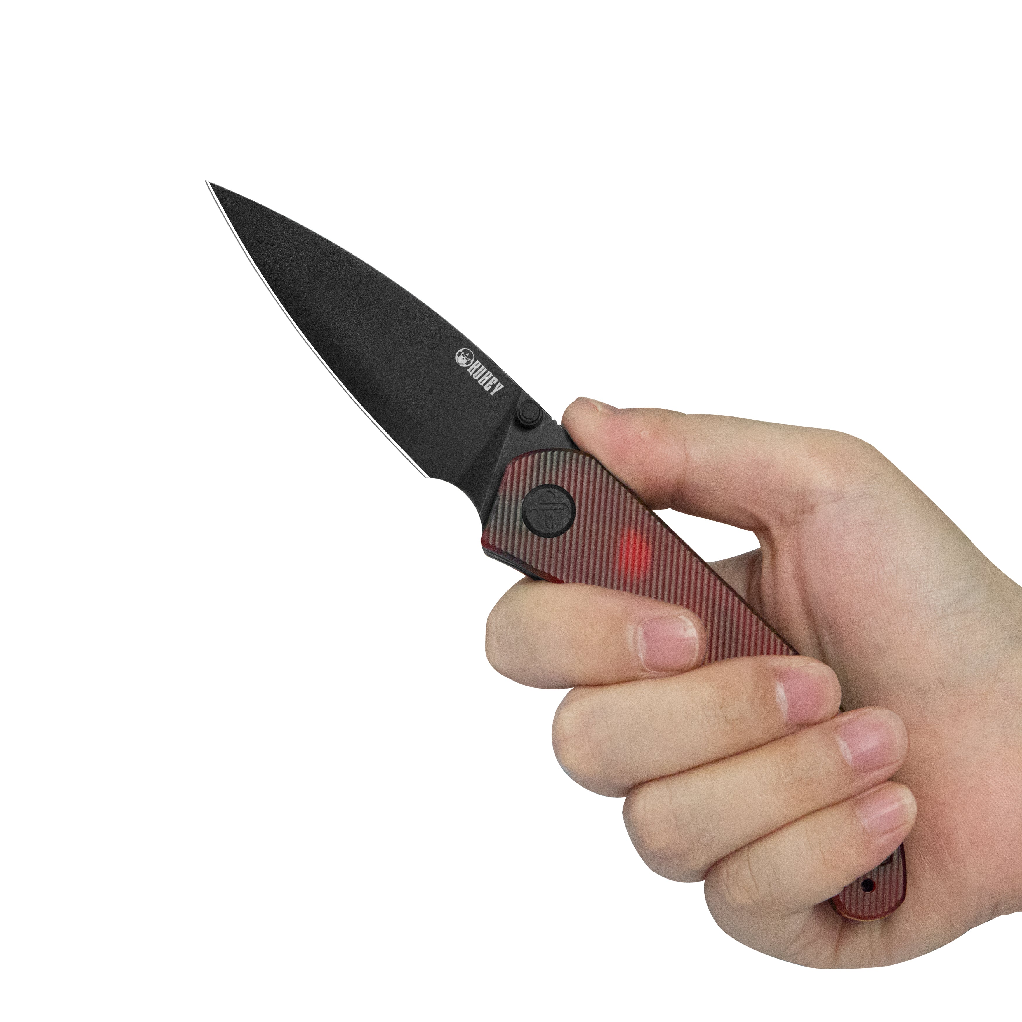 SNUG Linerlock Black Red Polycarbonate KU408E