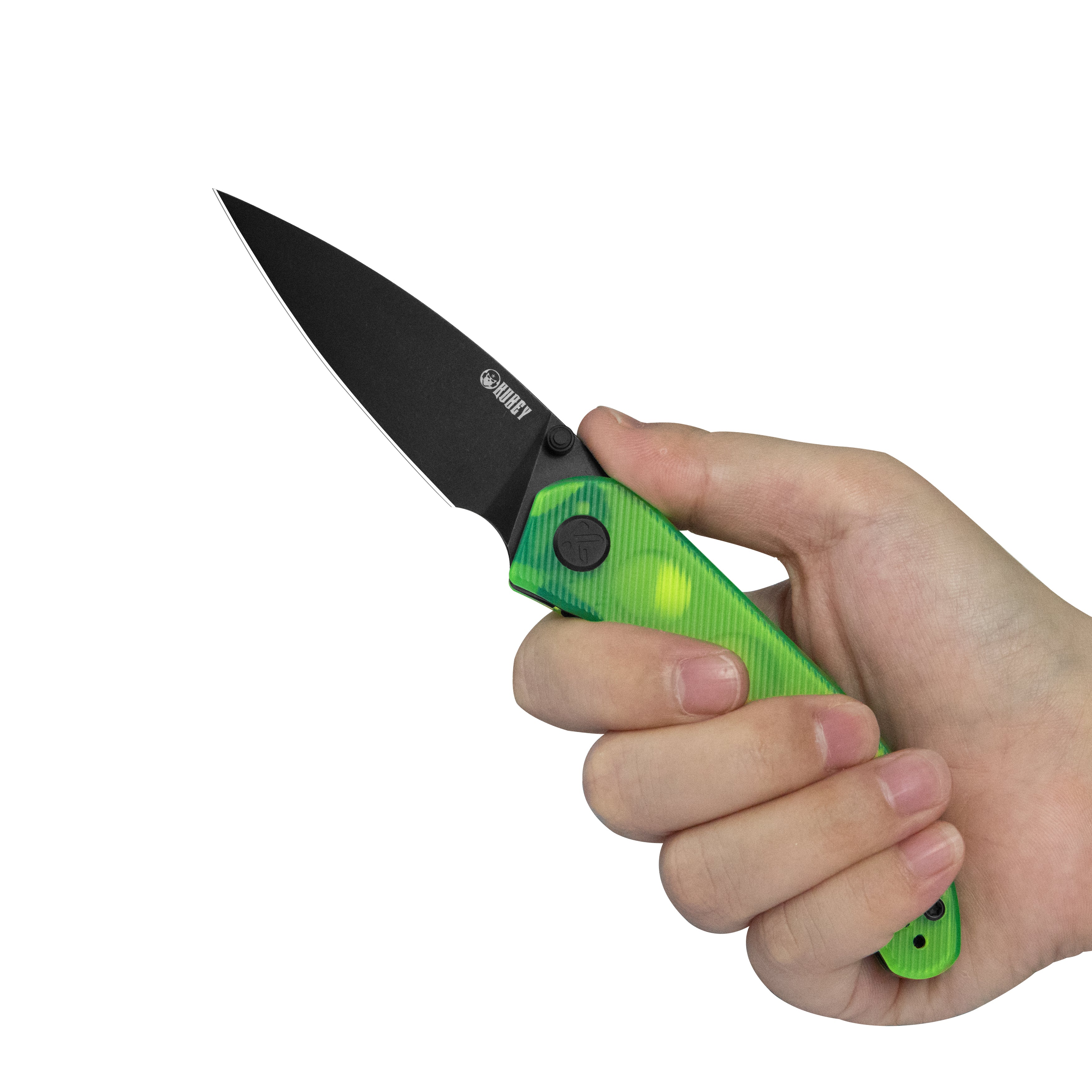 SNUG Linerlock Black Green Glow Polycarbonate KU408F