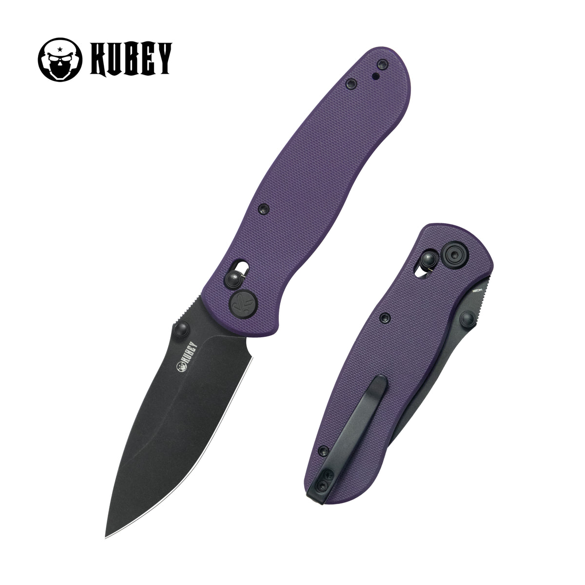 Pebble Crossbar Lock Black Purple KU481D