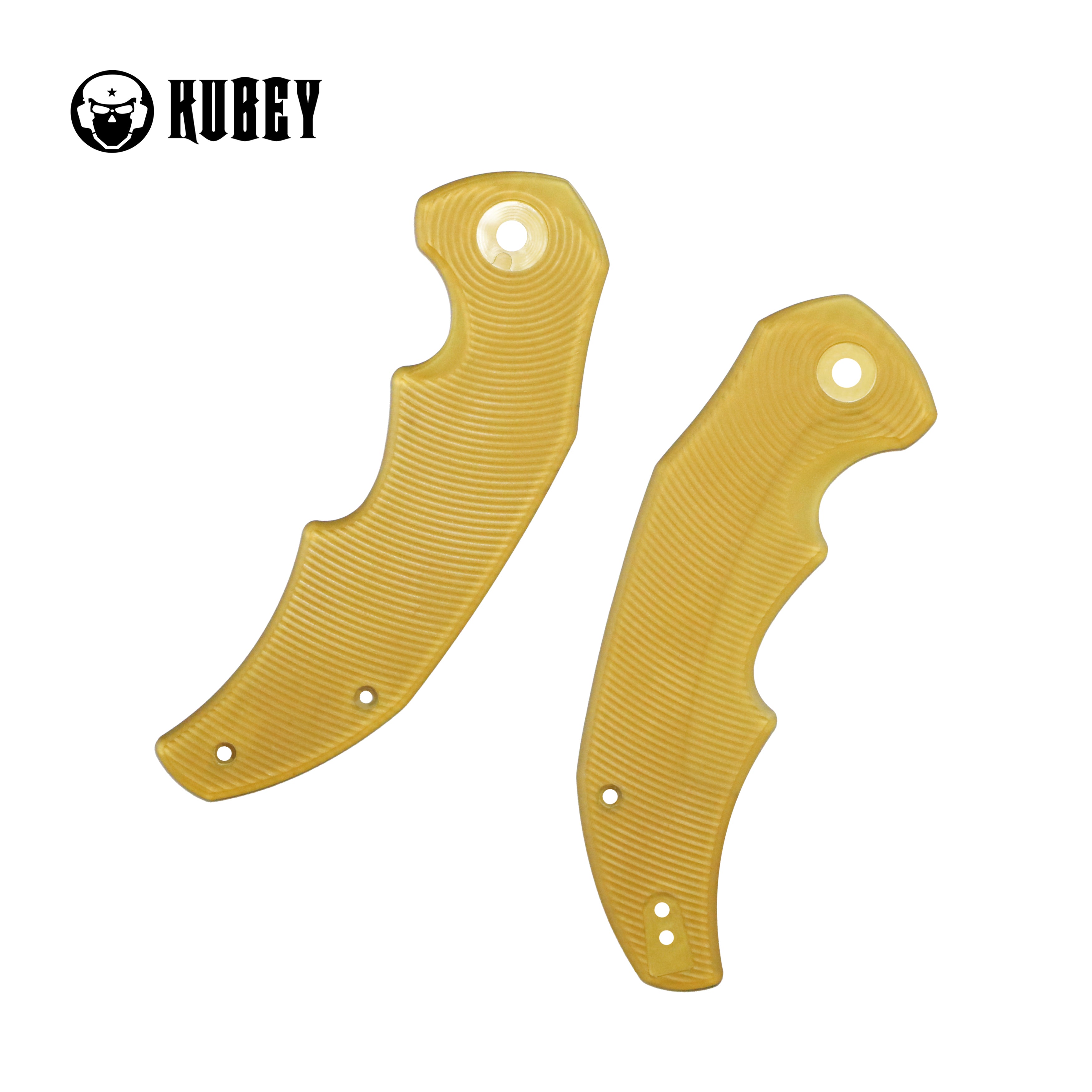 Kubey Replacement Hardware Ultem Handle Scales for EDC Pocket Knives, No Screws Included, KH040