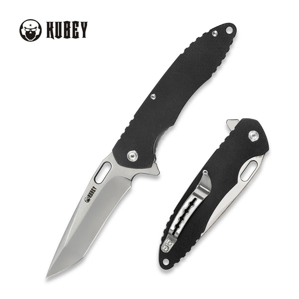 Darkness Liner Lock Flipper Knife Black G10 Handle  KU003A
