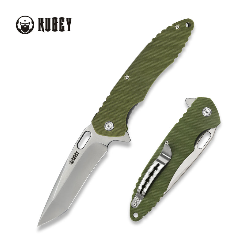 Darkness Liner Lock Flipper Knife OD Green G10 Handle KU003B