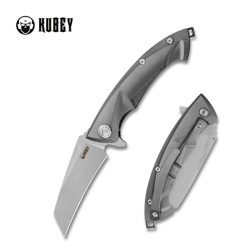 Anteater Frame Lock Flipper Knife Titanium Handle (3.0" Sandbalst D2) KB153A