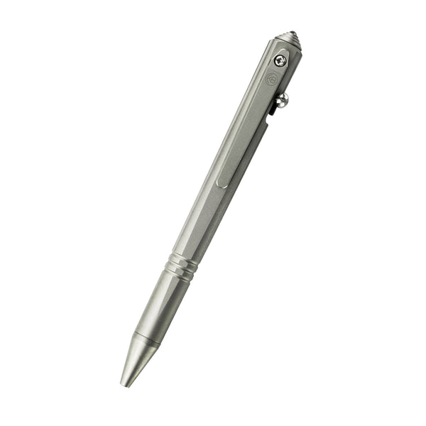 KUBEY Titanium Tactical Pen  (Grey)