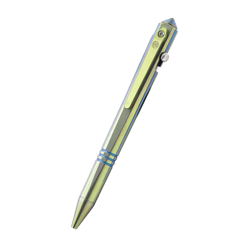 KUBEY Titanium Tactical Pen (Gold)