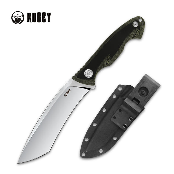 Chariot Outdoor Fixed Blade Knife G10 Handle (5.5"Mirrored D2)KB274A