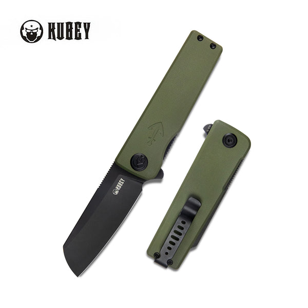 Sailor Liner Lock Flipper Outdoor Pocket Knife Green G10 Handle 3.11